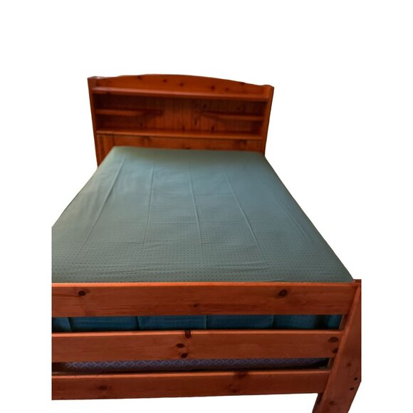 Vintage Full Size Sheet Set Used 2 Piece Blues Greens Purples - Picture 14 of 16